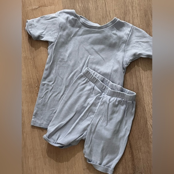 The Honest Company Kids Pajama Set in Light Blue - Picture 1 of 1